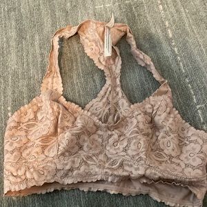 Free people nude lace bralette size S